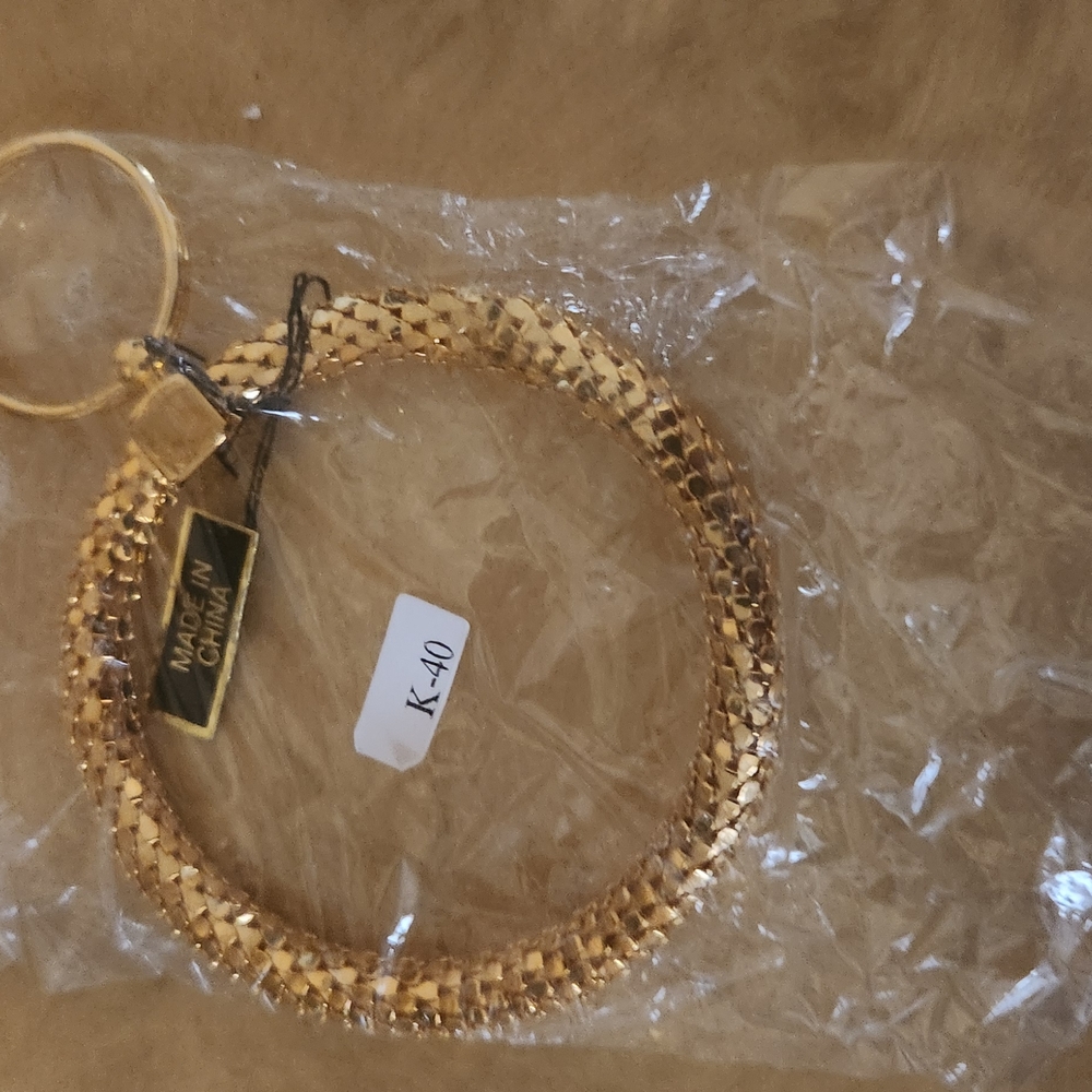 Gold Mesh Key Chain - Picture 3 of 3